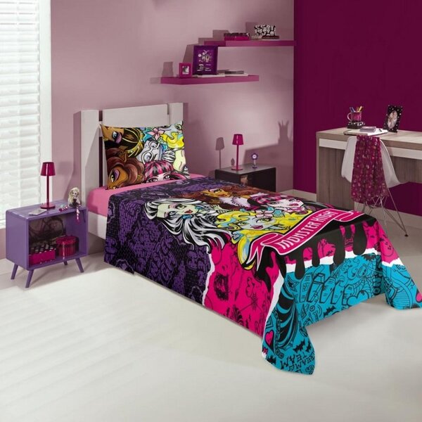 Jogo de cama 3 PEÇAS  Monster High 49828-01| Lepper